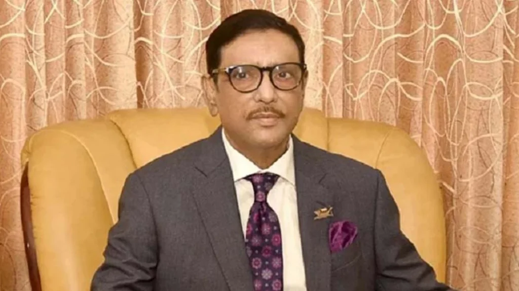 ওবায়দুল কাদের চিকিৎসা নিতে সিঙ্গাপুর গেলেন