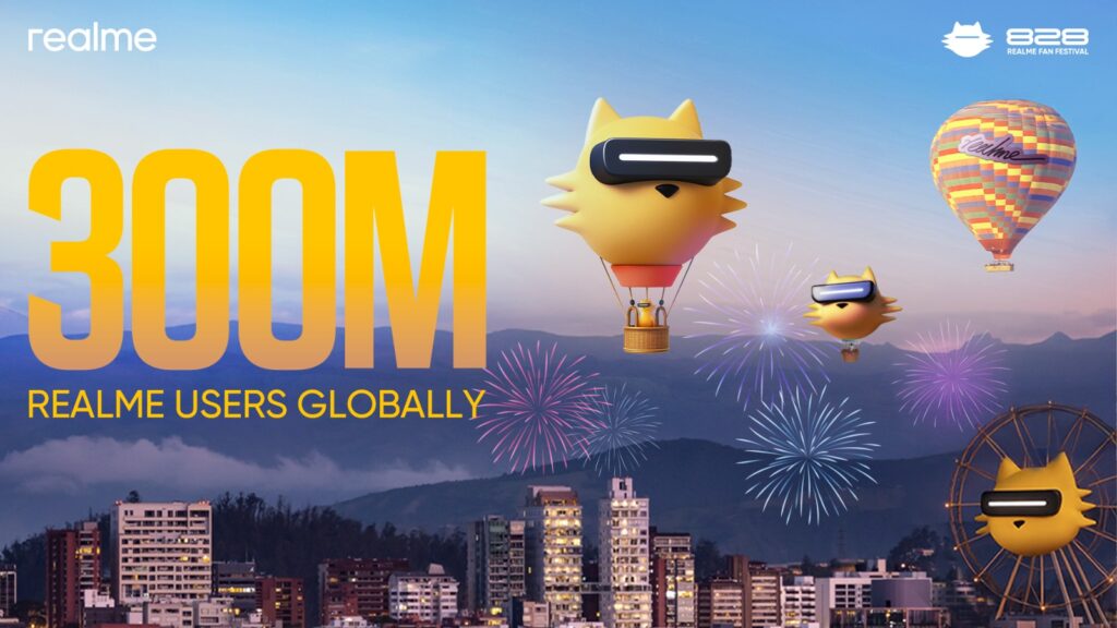 ৭ বছরে বিশ্বজুড়ে ৩০ কোটি ব্যবহারকারীর মাইলফলক অর্জন রিয়েলমির