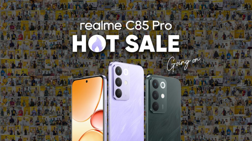 দেশজুড়ে রিয়েলমি সি৮৫ প্রো’র হট সেল শুরু, ক্রেতাদের ভিড়!