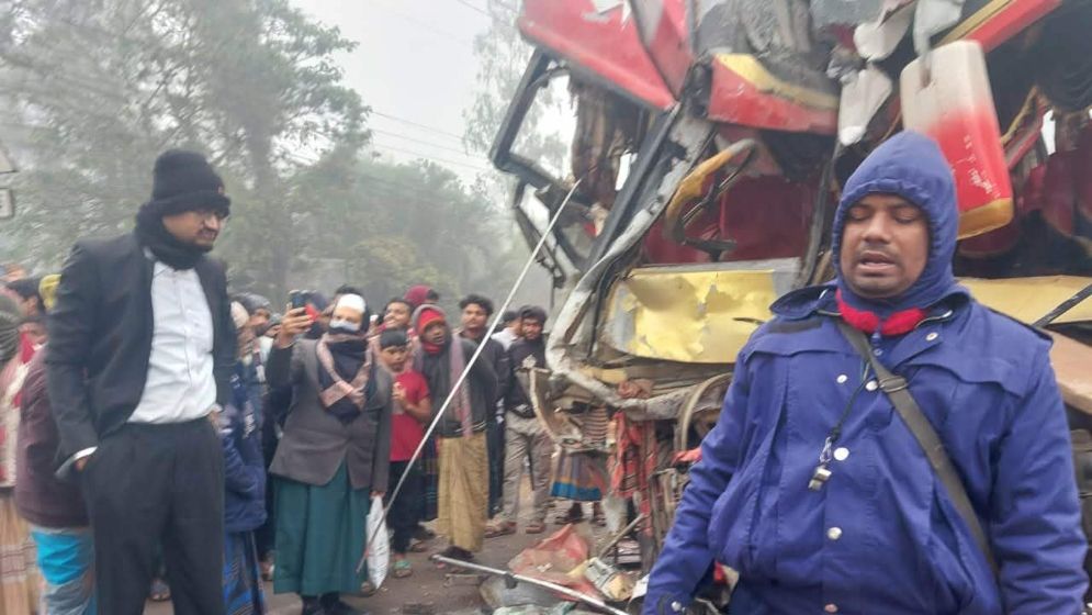 টাঙ্গাইল-ময়মনসিংহ মহাসড়কে দুর্ঘটনায় আহত ২২