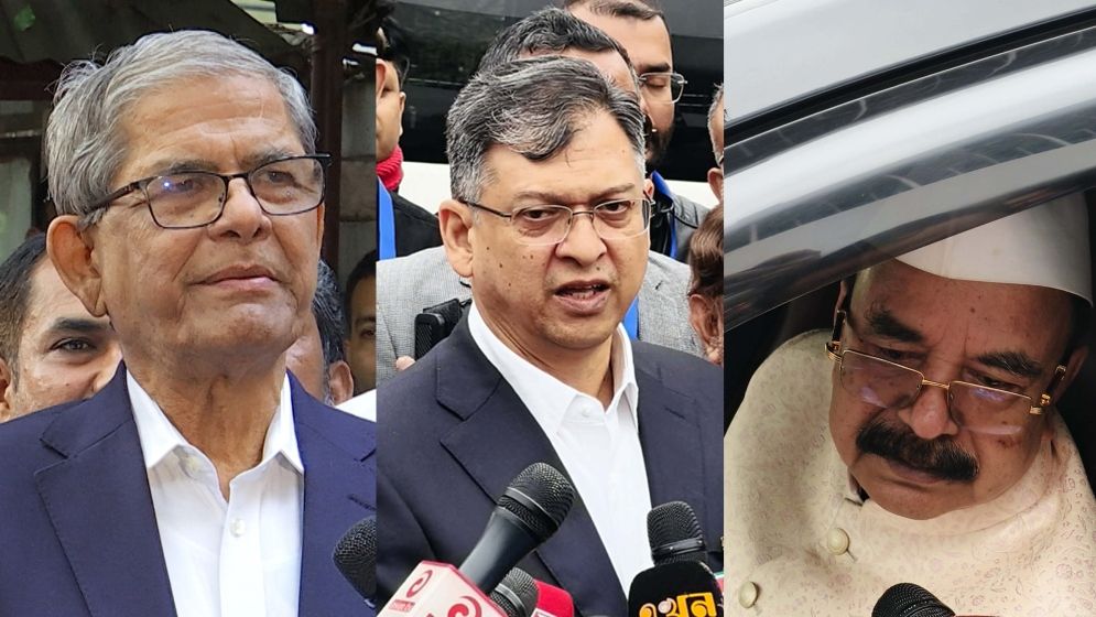 শাহজালাল বিমানবন্দরে ফখরুলসহ স্থায়ী কমিটির সদস্যারা
