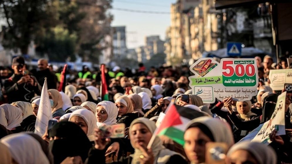 ইসরাইলি আগ্রাসনের মধ্যেই কুরআনের হাফেজ হলেন ৫০০ ফিলিস্তিনি